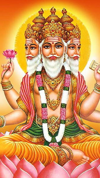 Brahman Brahma Hindu God Golden, brahman, brahma hindu, god golden, HD  phone wallpaper | Peakpx