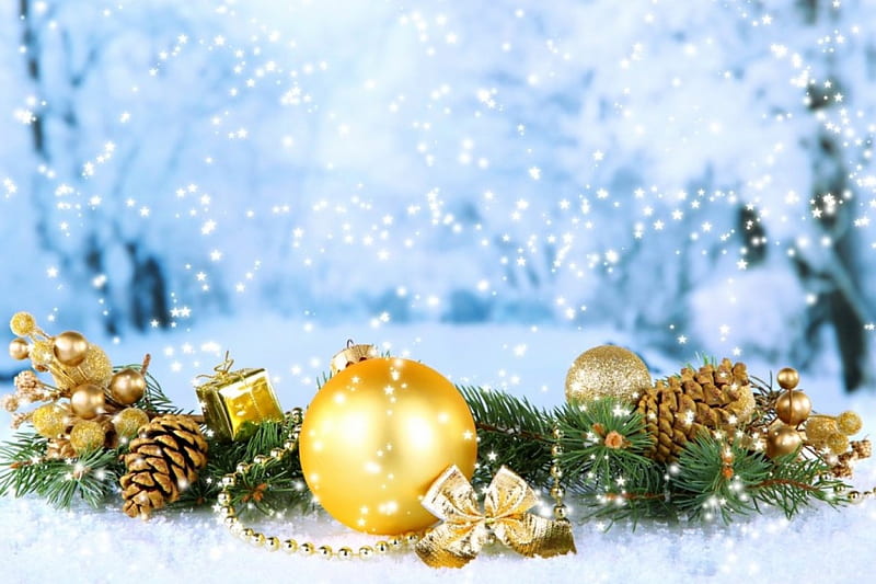 Christmas Decoration, Christmas, Branches, Holidays, Balls ...