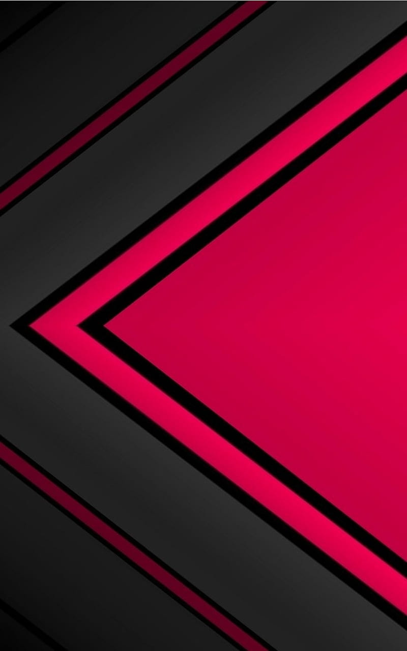 Material design 606, abstract, arrow, black, lines, material design, modern, new, pink, HD phone wallpaper