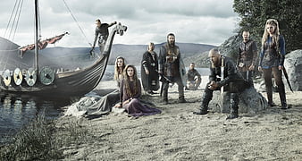 Vikings Cast, vikings, tv-shows, HD wallpaper