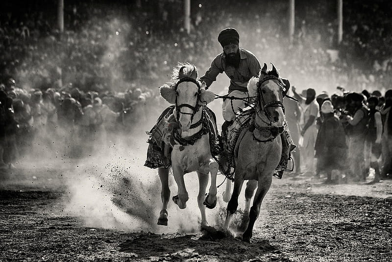 Where in the World? Lifestyle, Culture, Landscapes, Cityscapes, Wildlife & Travel – A Nihang Sikh Warrior Shows his Riding Skills During the Horse Games at the Annual Holla Mohalla – Tours, Sikh Warriors, HD wallpaper