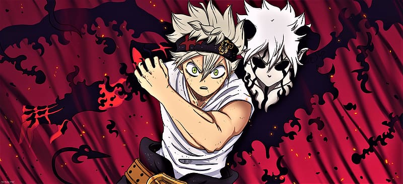 Wallpaper game, anime, bull, manga, strong, japonse, Black Clover, Asta for  mobile and desktop, section минимализм, resolution 3840x2160 - download