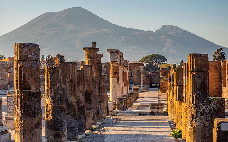 Ruins of Pompeii Campania Italy 2023 Bing, HD wallpaper