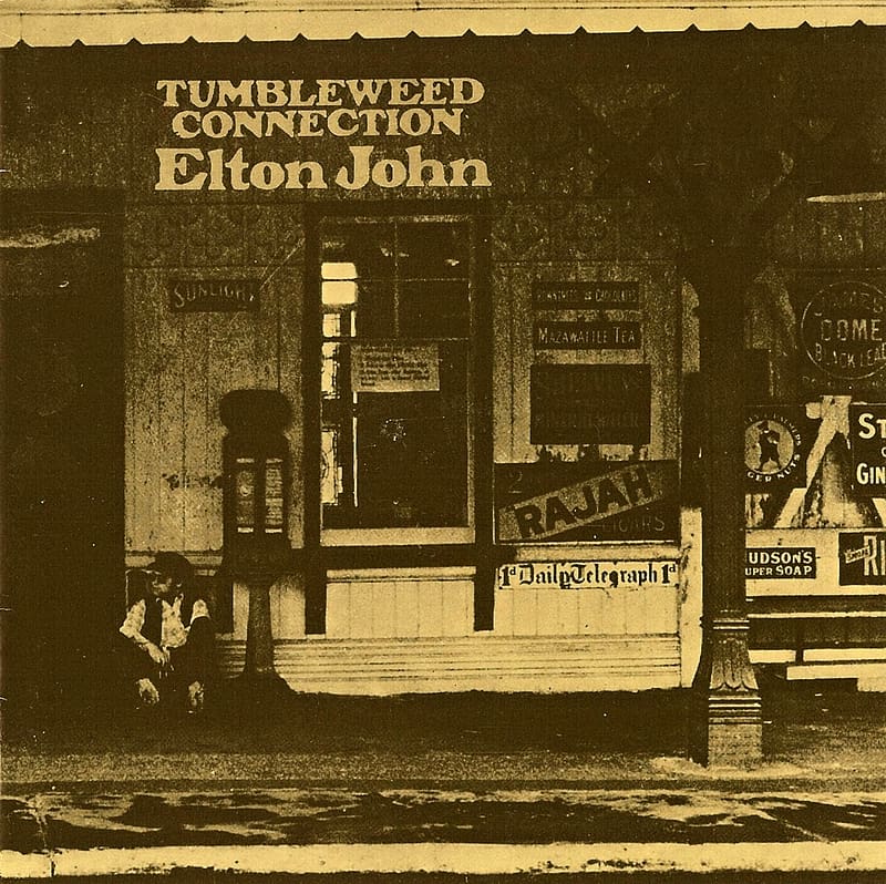 Elton John - Tumbleweed Connection (1970), Elton John, Elton John Tumbleweed Connection Album, British Solo Artists, Elton John Tumbleweed Connection, HD wallpaper
