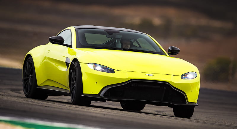 2019 Aston Martin Vantage (Lime Essence) - Front , car, HD wallpaper