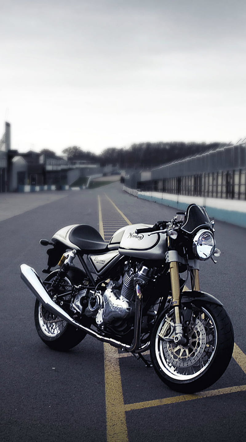 Cafe Racer, motorcycle, HD phone wallpaper