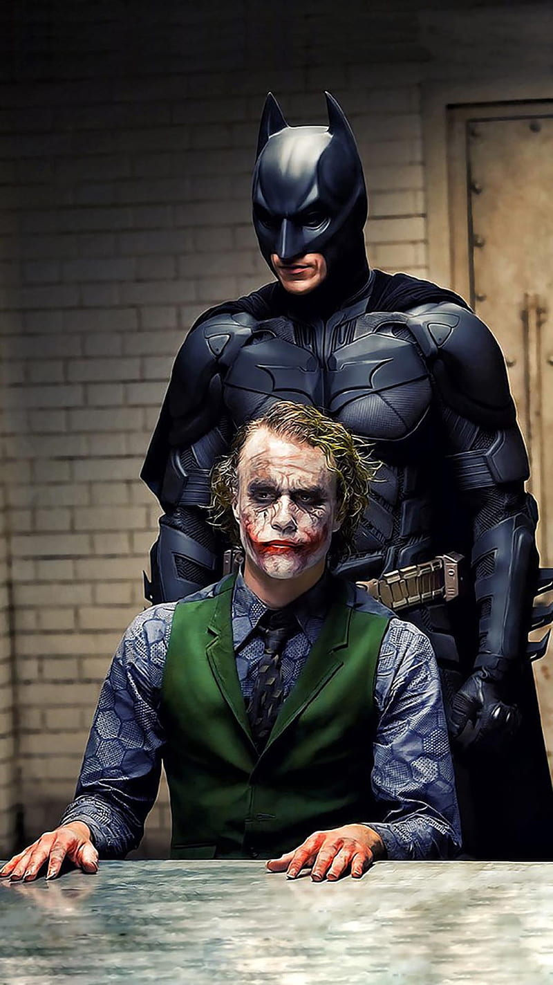 Batman Joker, film, knight, HD phone wallpaper