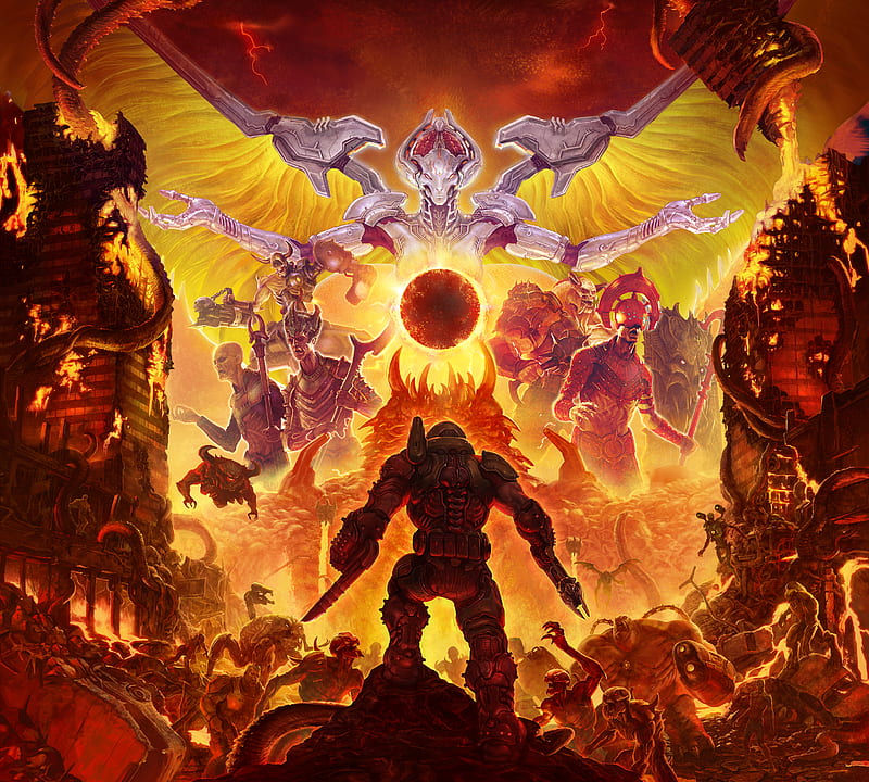 Doom Eternal 2019, doom-eternal, 2019-games, games, doom, HD wallpaper