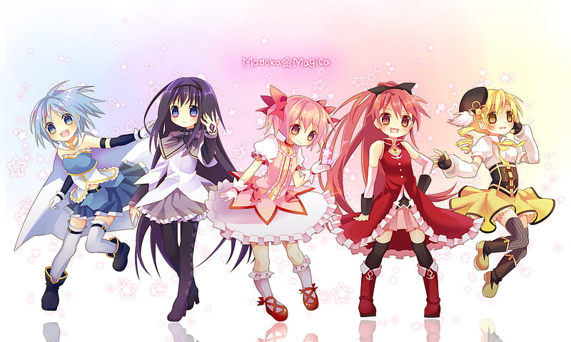 Chibi friends forever, cute, group, anime, colors, girls, chibi, friends,  HD wallpaper | Peakpx