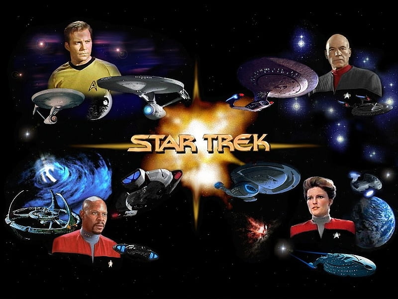 Star Trek, cast, ultamate, HD wallpaper