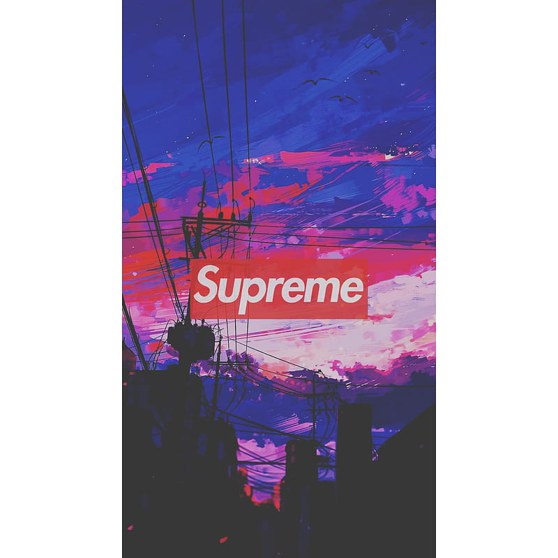 Supreme, hype, hypebeast, nature, HD phone wallpaper