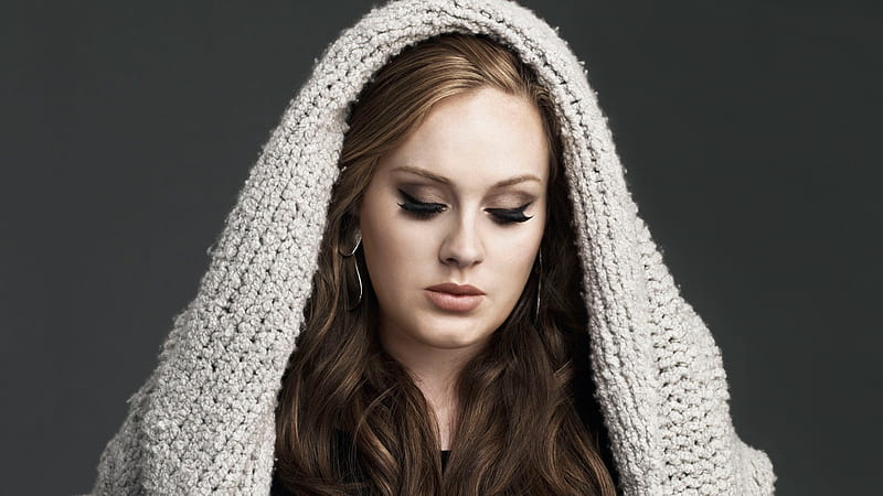 Adele, English, babe, model, blonde, Adele Laurie Blue Adkins, woman, singer, songwriter, lady, HD wallpaper