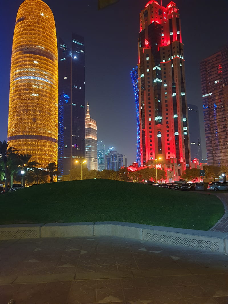 Qatar, built, city, HD phone wallpaper