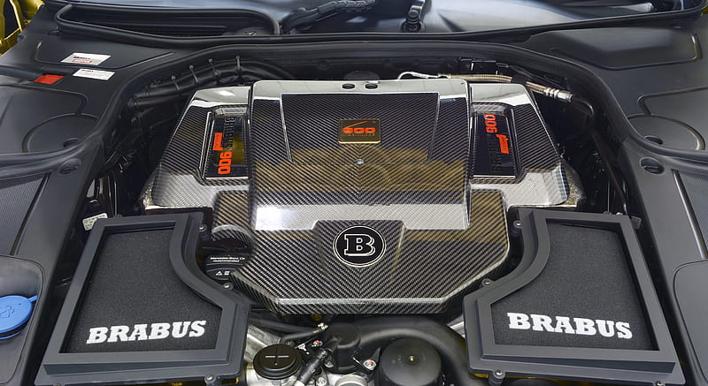 2016 BRABUS ROCKET 900 Desert Gold Edition based on Mercedes-AMG S 65 - Engine , car, HD wallpaper