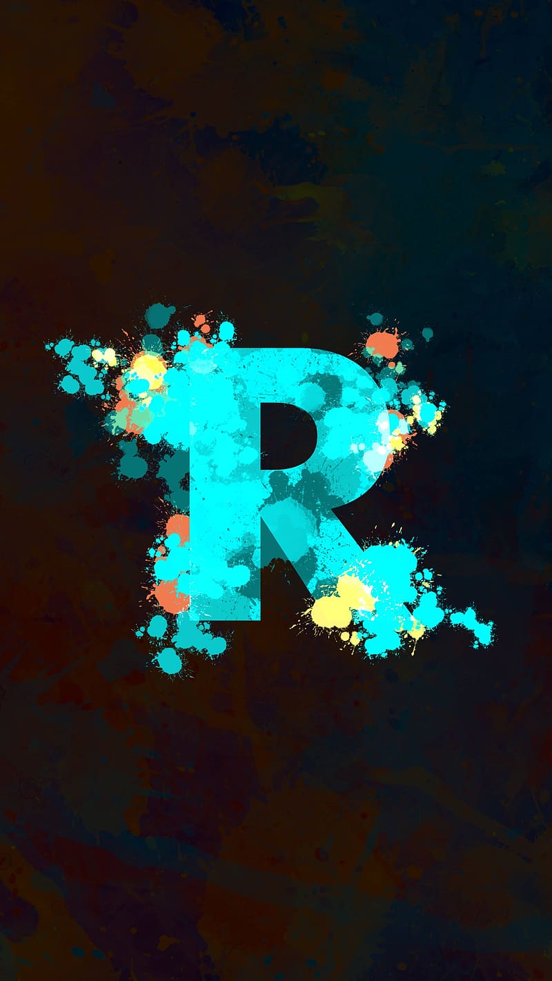 Alphabet Name, blue r, letter r, HD phone wallpaper | Peakpx