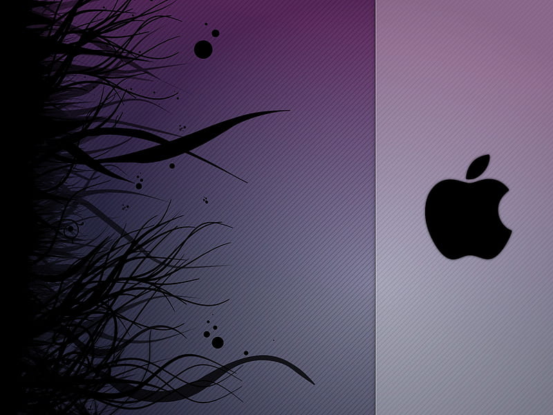 Corporate Growth Apple, apple, growth, corporate, mac, purple, HD wallpaper