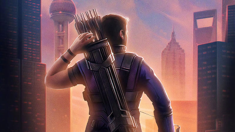 Hawkeye Avengers Endgame Chinese Poster, avengers-endgame, hawkeye, 2019-movies, movies, poster, HD wallpaper