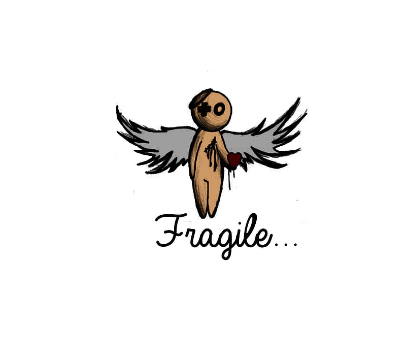 fragile, angel, cute, emo, girly heartbreak, sad, HD wallpaper