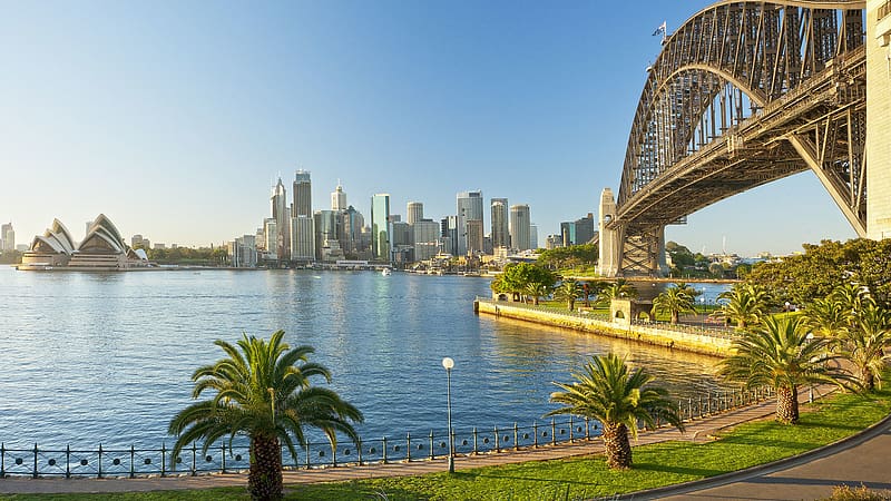 Cities, Sydney, Sydney Opera House, , Sydney Harbour Bridge, HD wallpaper