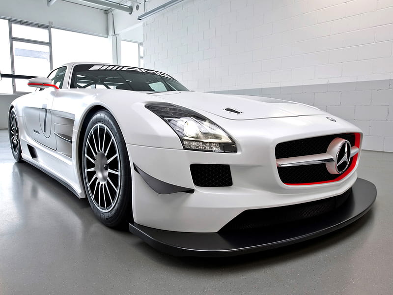 2010 Mercedes-Benz SLS AMG GT3, Coupe, GT Racing, Race Car, HD wallpaper