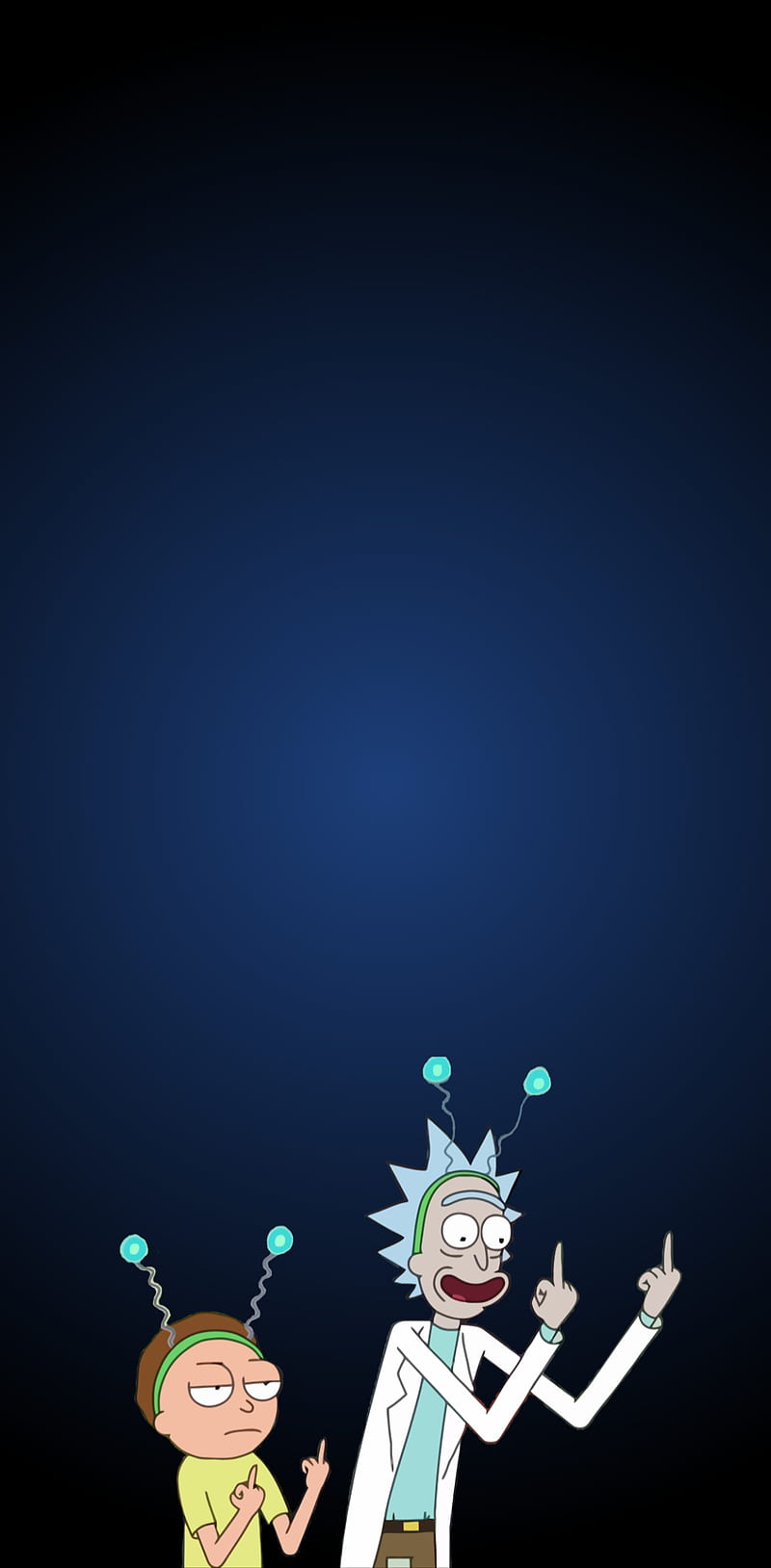 Rick and Morty, funny, minimal, rick y morty, HD phone wallpaper