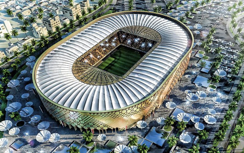 Qatar University Stadium, Qatar Stars League, Doha, football stadium, soccer, 2022 FIFA World Cup, Qatari stadiums, Qatar, HD wallpaper