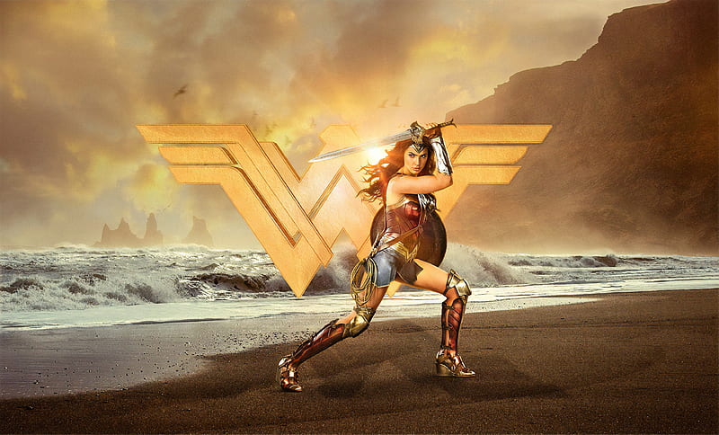 Wonder Woman Gal Gadot, wonder-woman, superheroes, artwork, digital-art, HD wallpaper