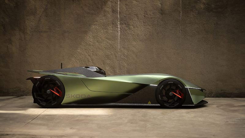 2024 Skoda Vision Gran Turismo Concept, Electric, Open Top, car, HD wallpaper
