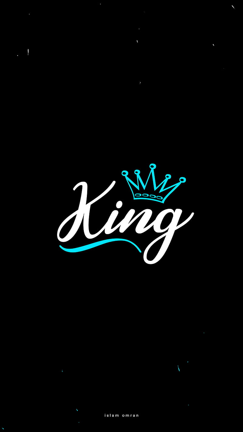 king , black, blue, crown, iphone, king, kingdom, samsung, the king, HD phone wallpaper