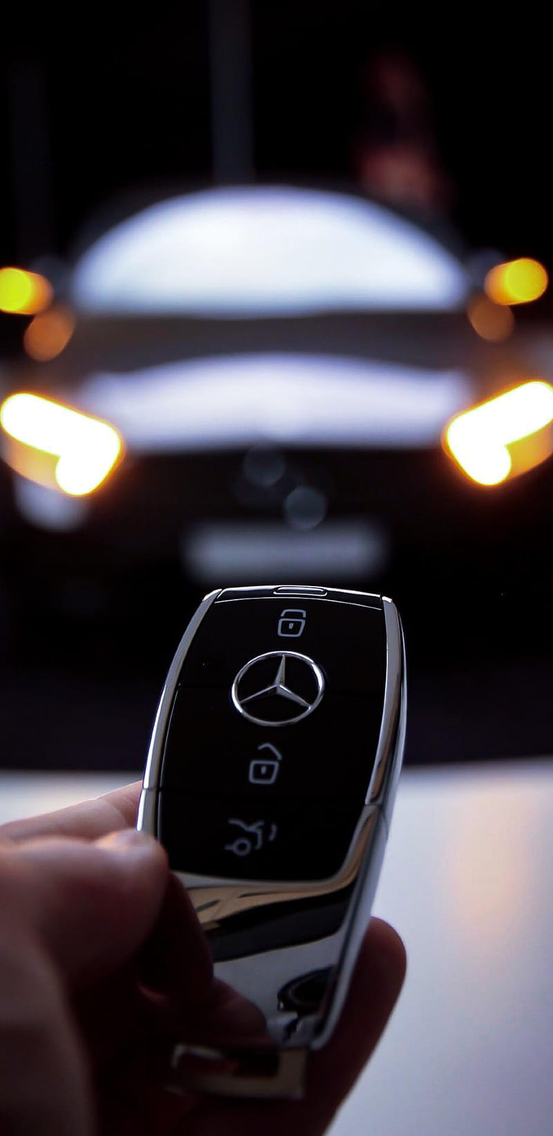Mercedes Benz, amg, black, car, key, new, sport, HD phone wallpaper