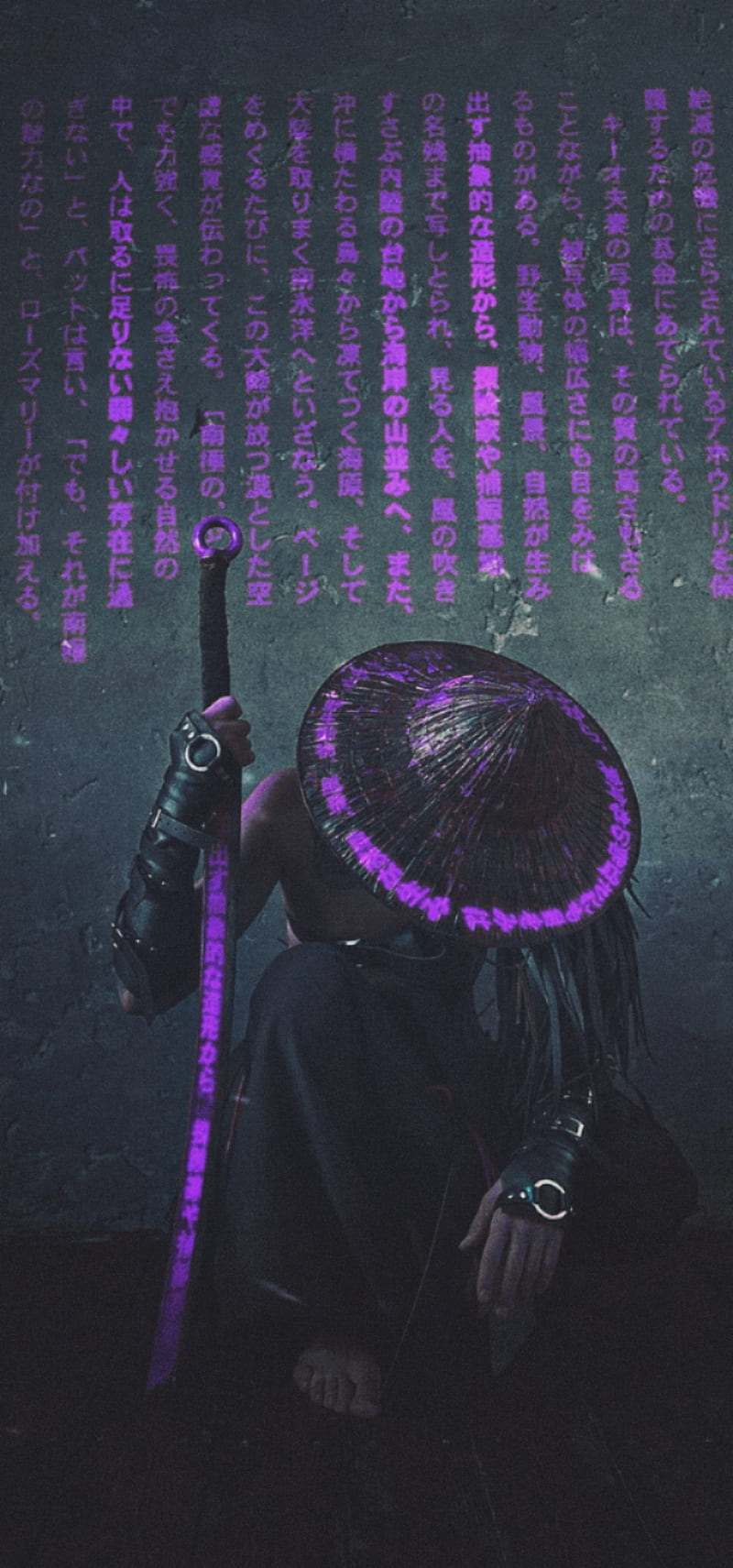 Samurai IN Purple, daze, girl, huawei, iphone, purple, realme, samsung,  samurai, HD phone wallpaper | Peakpx