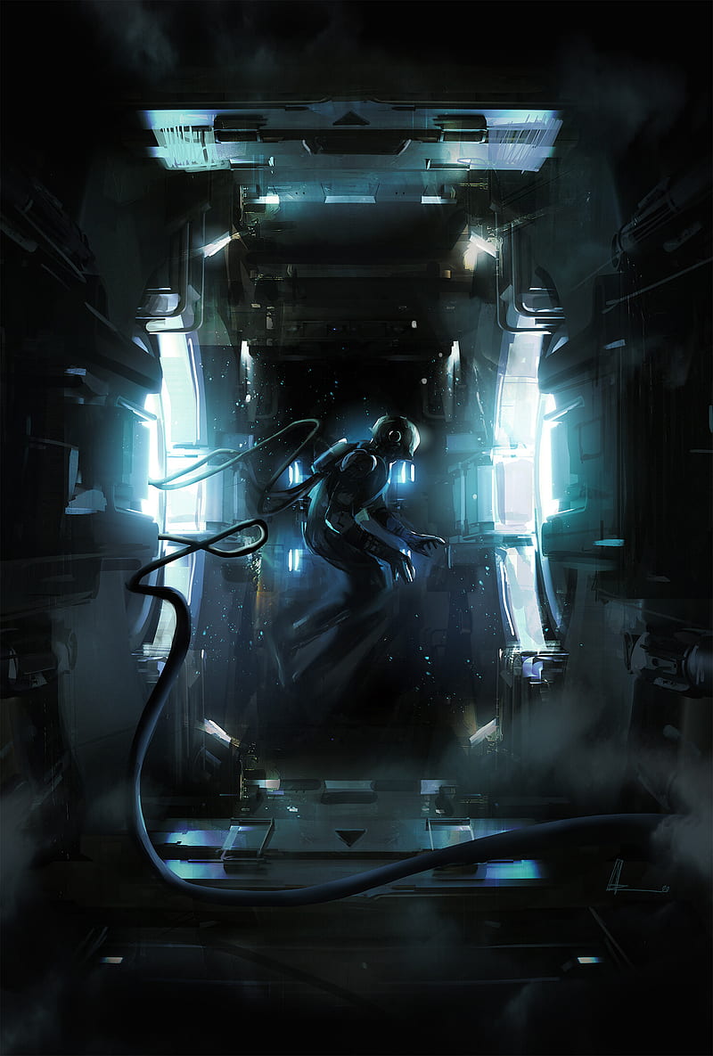 Sci Fi Cyberpunk 4k Ultra HD Wallpaper by Tian Zi