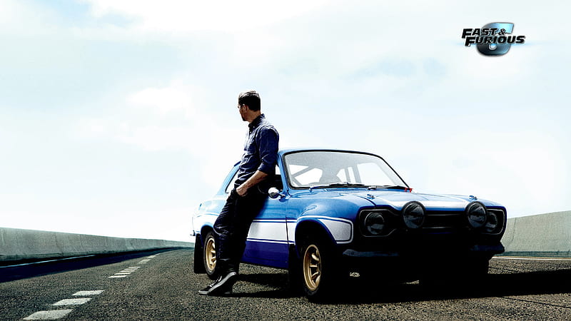 Paul Walker Is Leaning On Car Fast And Furious 6, HD wallpaper