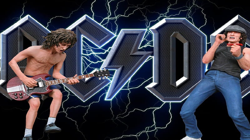 AC/DC, rock, music, hells bells, angus, ad-dc, HD wallpaper