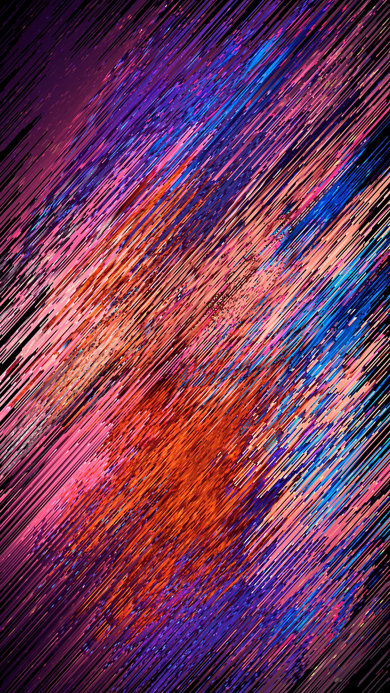 Reddish, aurora, background, blue, color, full, pattern, purple, triangle, HD phone wallpaper