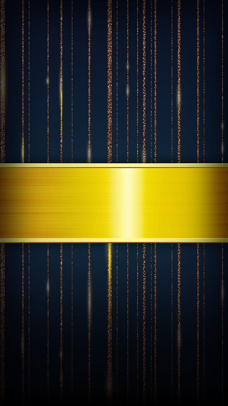 Abstract, blue, gold, lines, s7, s8, shiny, yellow, HD phone wallpaper