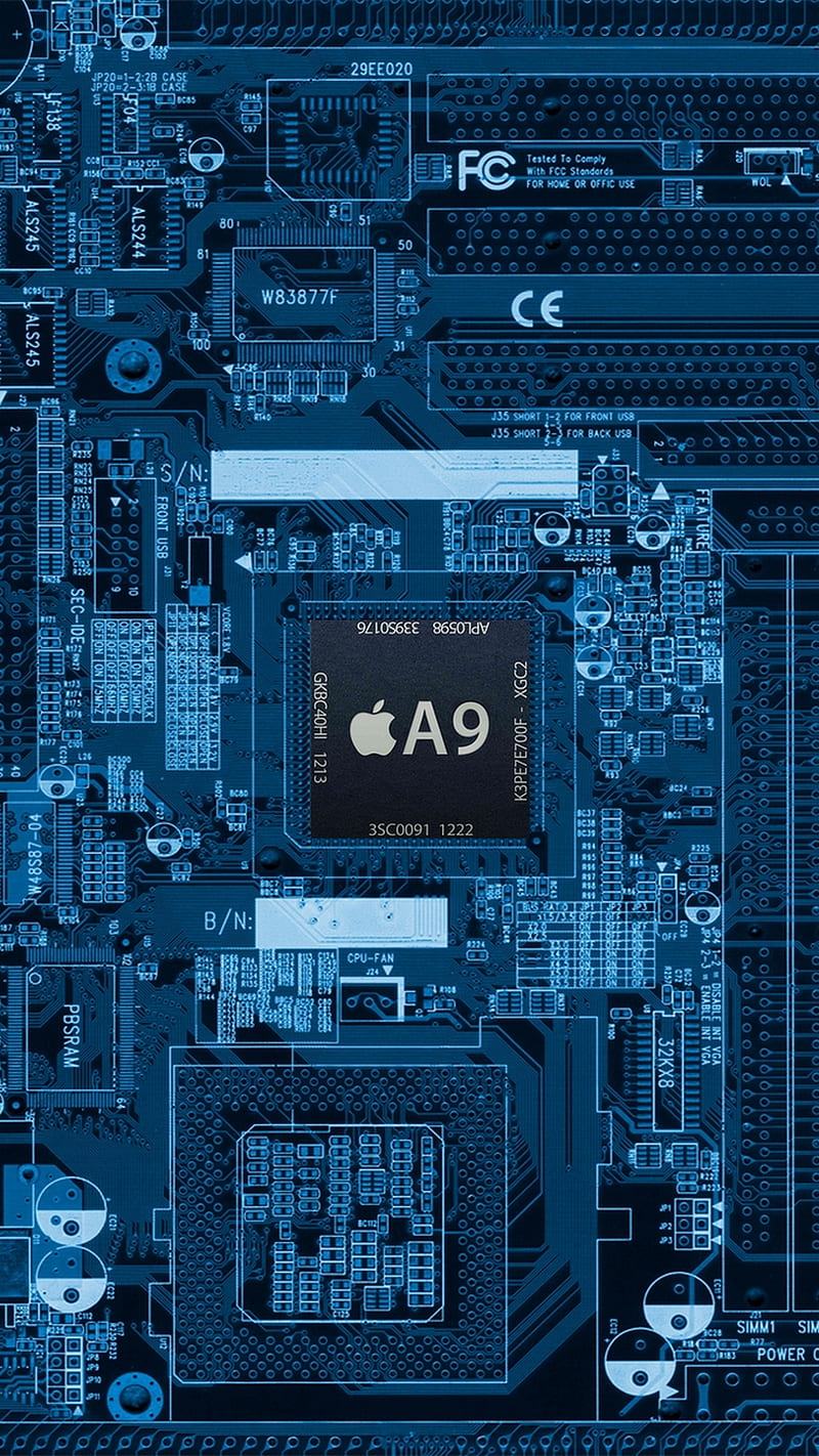 Iphone A9 Chip, apple, awesome, cool, nice, ok, technology, HD phone wallpaper