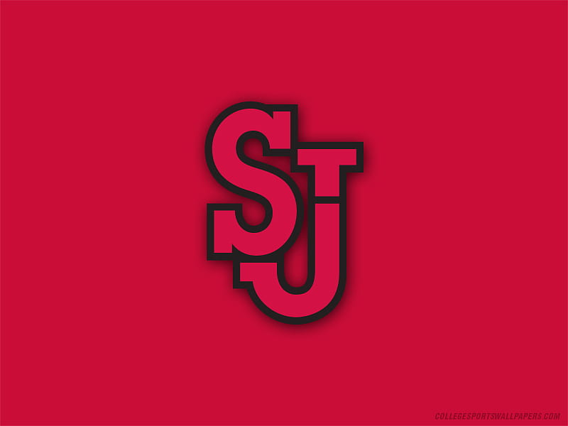 Saint Johns Logo, red, college, teams, sj, HD wallpaper | Peakpx
