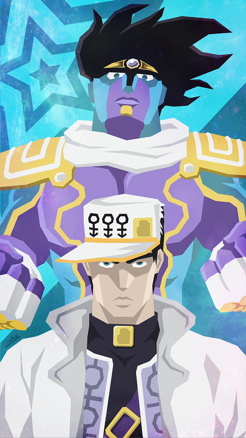 Kujo Jotaro, diu, jjba, jojo, oraoraora, platinum, star, HD phone wallpaper