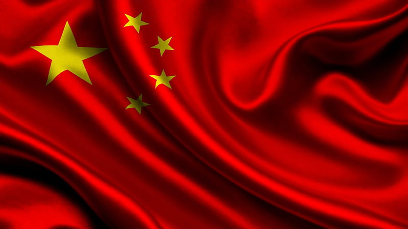 China, symbol, texture, country, flag, HD wallpaper