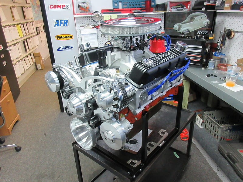 Mopar Magnum Crate Engine - 475 HP - 360 Ci, rpm, torque, power, engine, HD wallpaper
