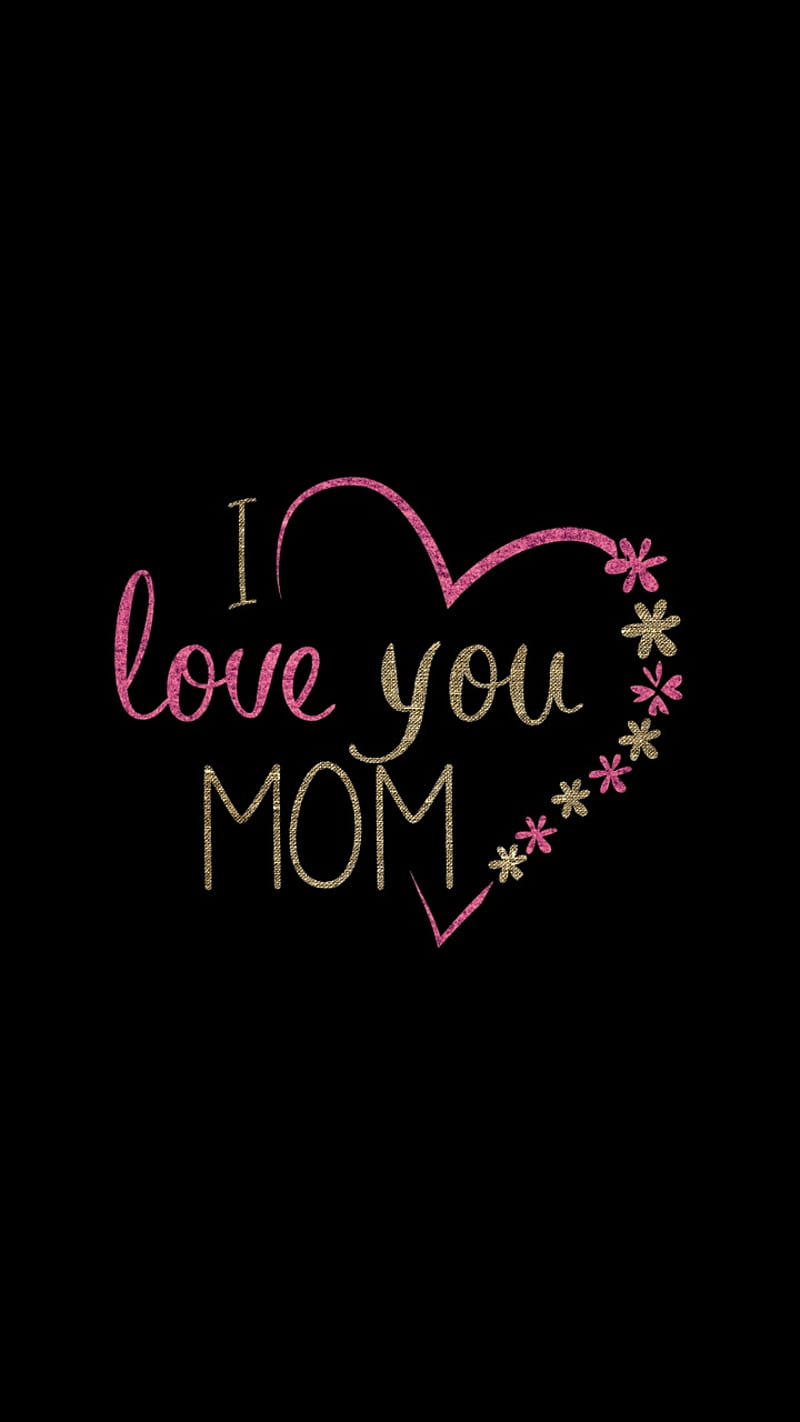 Love u Mom, love, smiles, mom, maa, love u, HD phone wallpaper ...