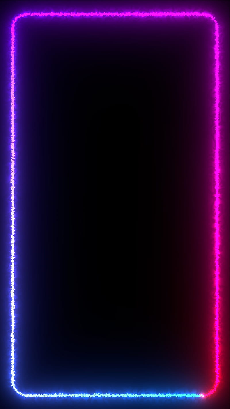 Neon frame, color, HD phone wallpaper