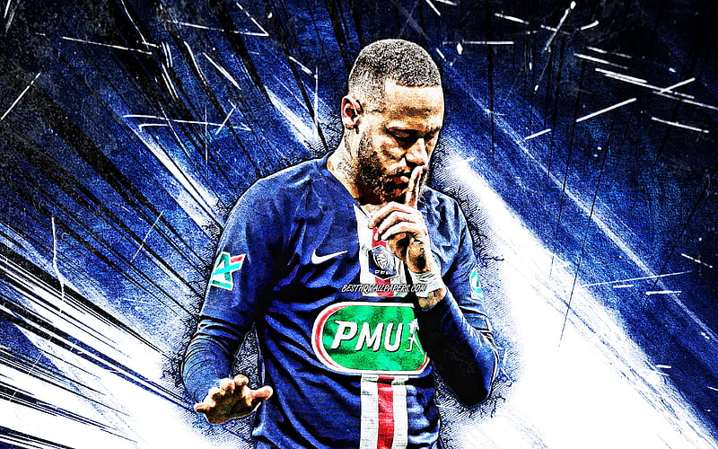 Neymar grunge art, brazilian footballers, PSG, goal, Ligue 1, Neymar da Silva Santos Junior, blue abstract rays soccer, football, Neymar , Paris Saint-Germain, Neymar JR, HD wallpaper