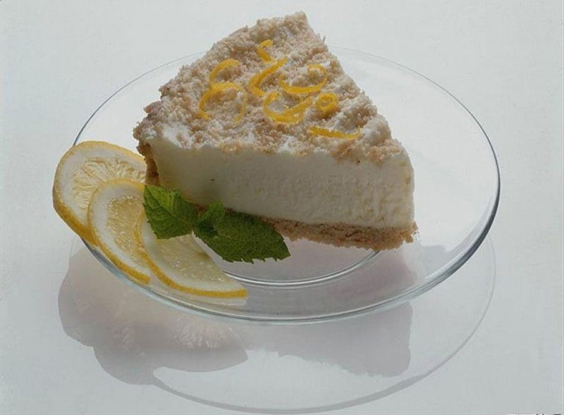 Lemon Cake, cake, food, lemon, dessert, sweet, HD wallpaper
