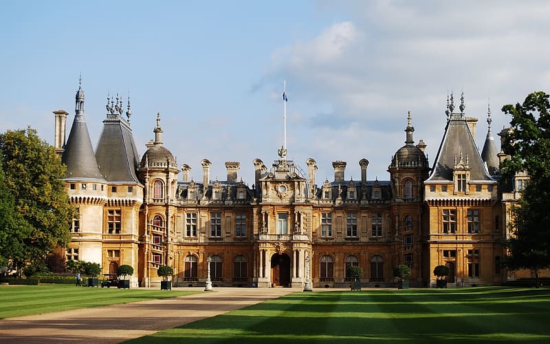 Country House, England, , Castle, Buckinghamshire, Waddesdon Manor, Palaces, HD wallpaper