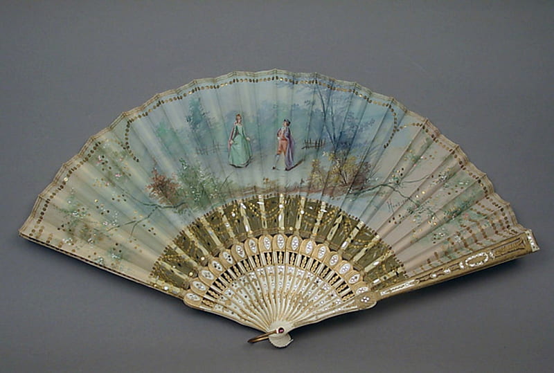 French 19th Century Hand Fan, French, Century, Hand Fan, 19th, graphy, Abstrac, HD wallpaper