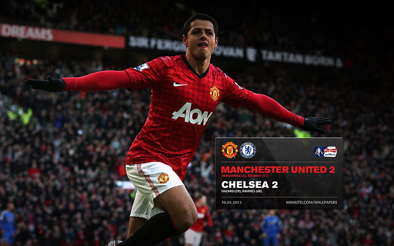 Manchester United 2 Chelsea 2-2012-13 champion, HD wallpaper