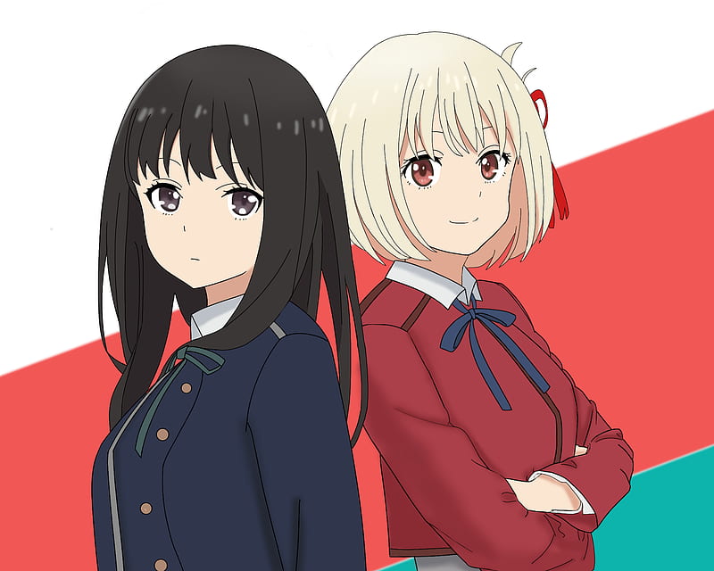 Anime, Lycoris Recoil, Chisato Nishikigi , Takina Inoue, HD wallpaper