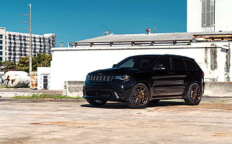 Jeep Grand Cherokee Trackhawk, tuning, 2019 cars, Vossen Wheels, HF-3, SUVs, 2019 Jeep Grand Cherokee, american cars, Jeep, HD wallpaper